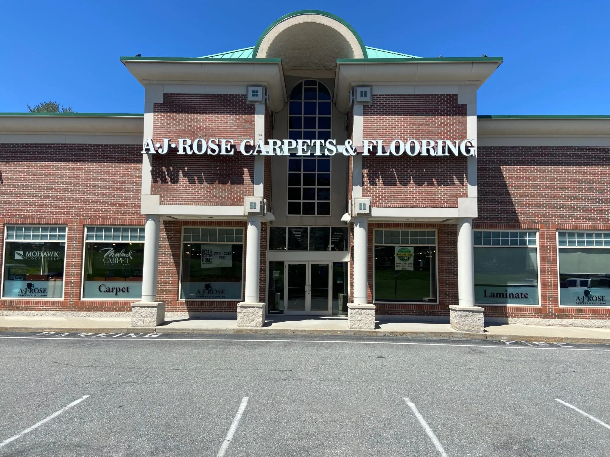 Showroom front | AJ Rose Carpets & Flooring