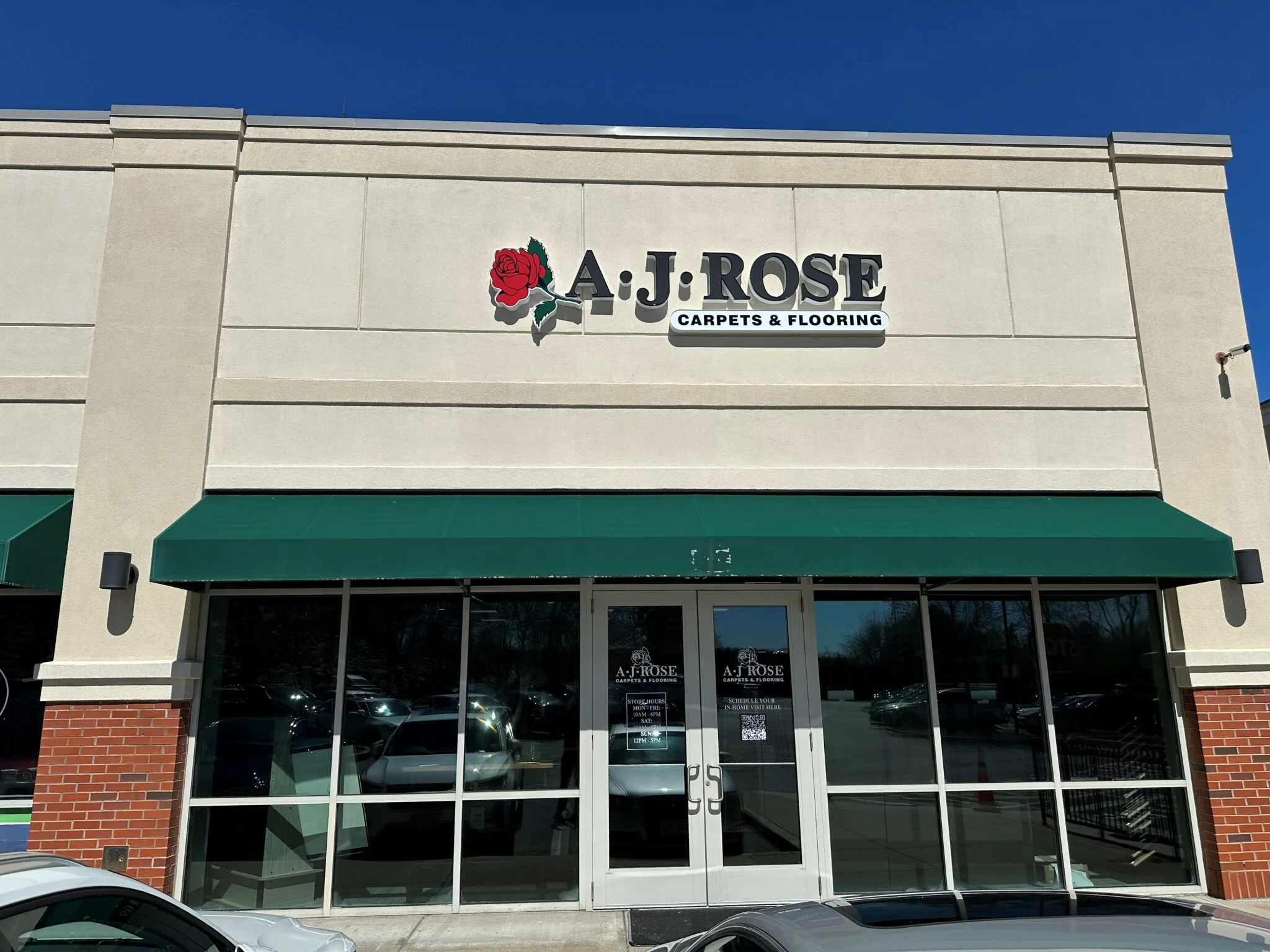 Store front | AJ Rose Carpets & Flooring