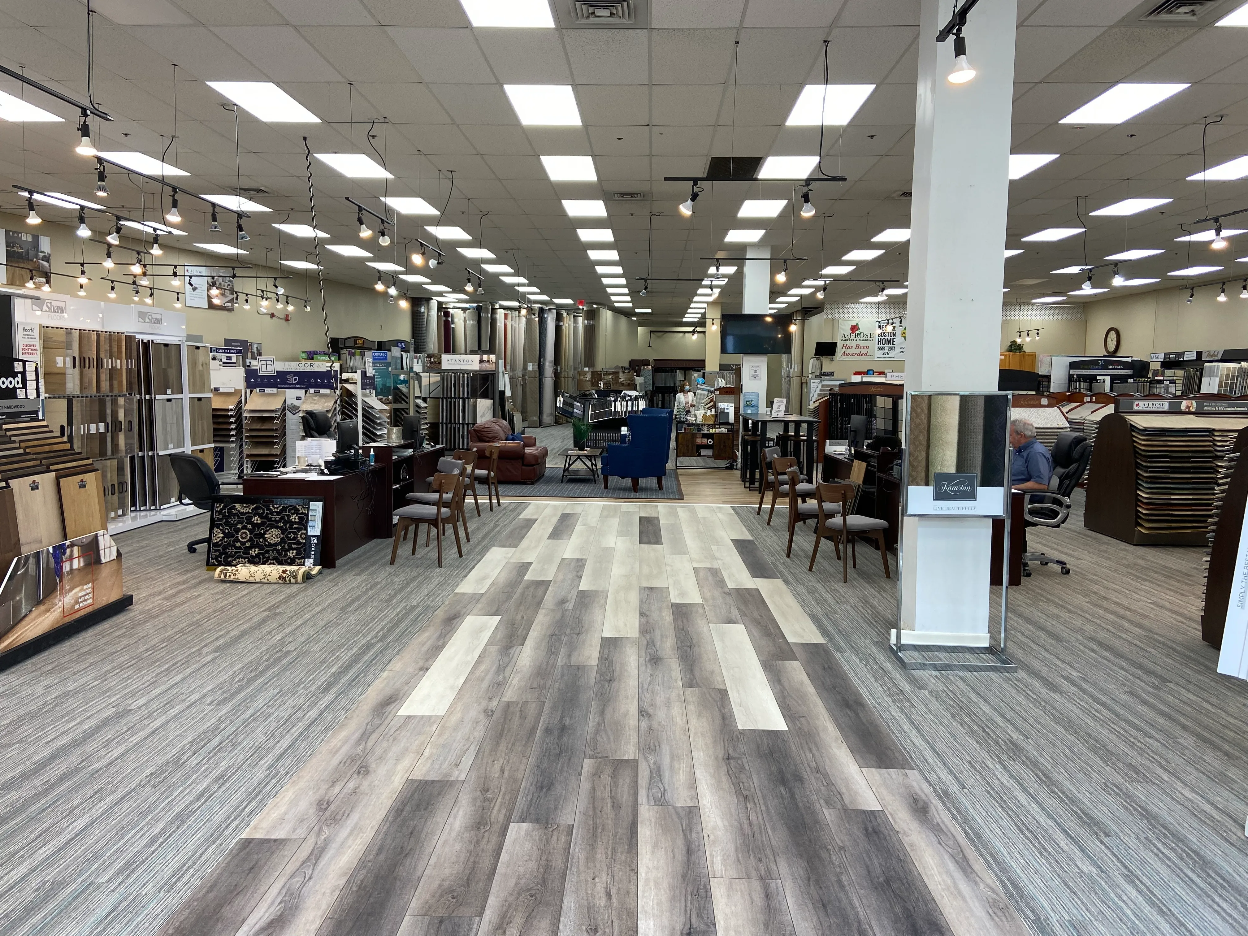 Showroom | AJ Rose Carpets & Flooring