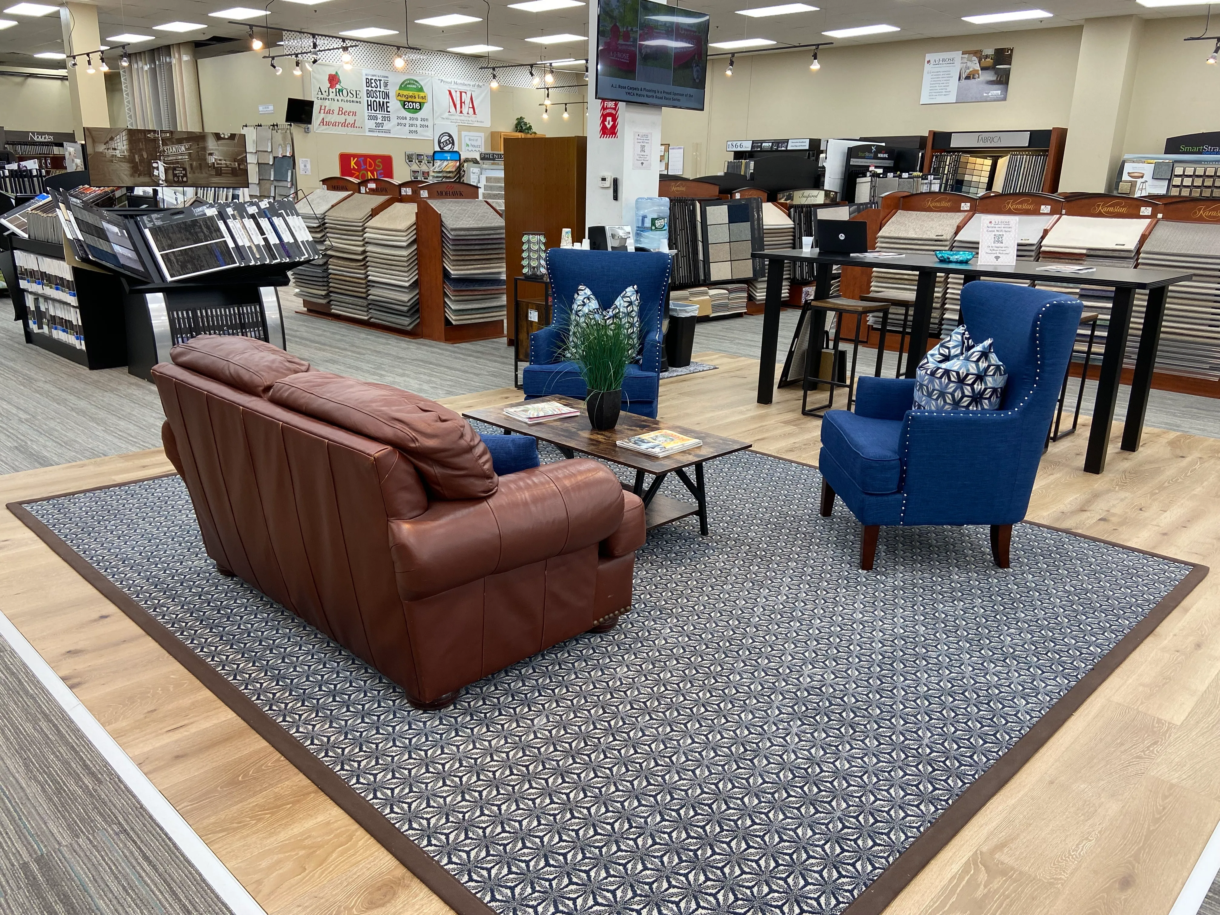 Showroom | AJ Rose Carpets & Flooring