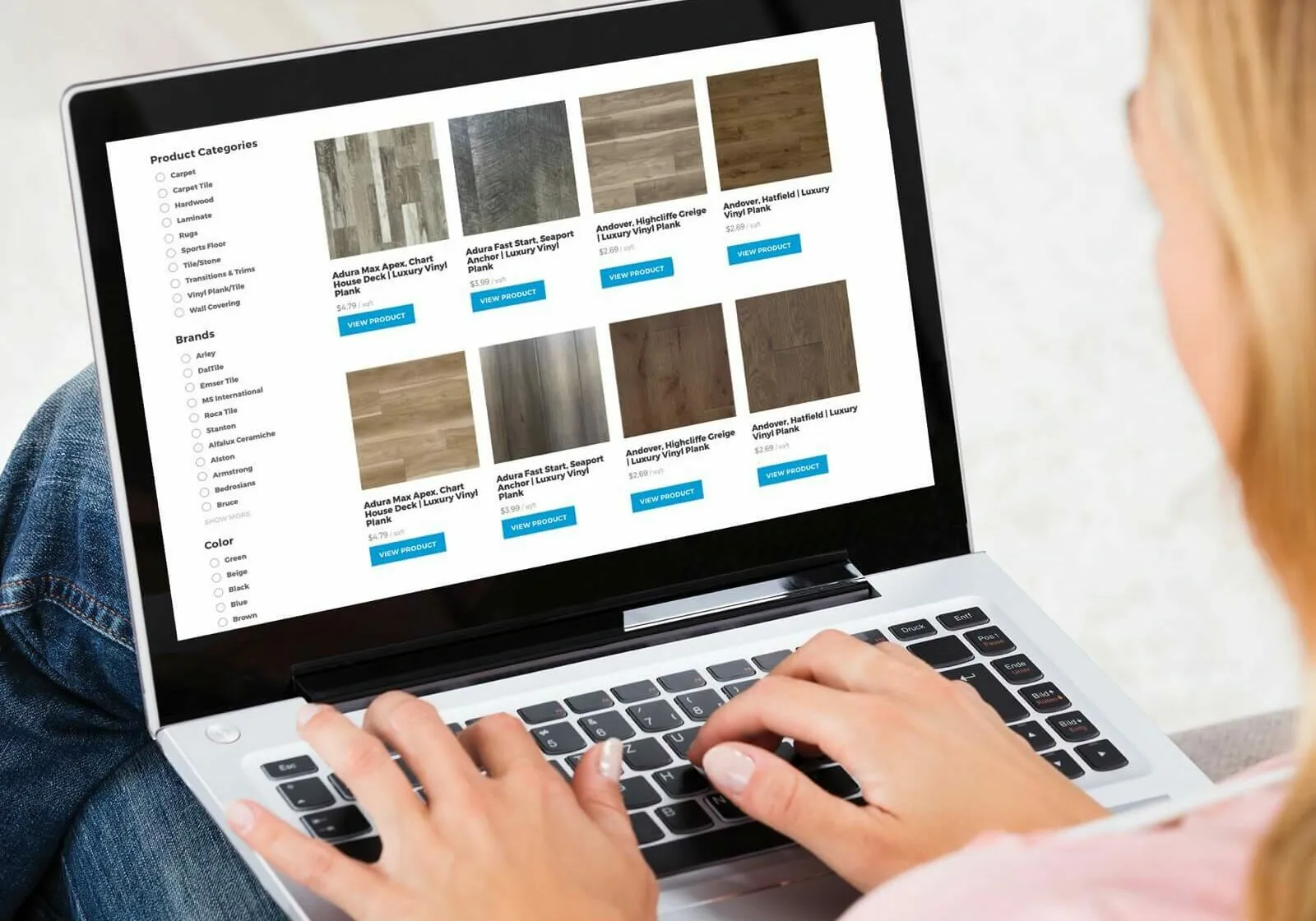 Shop at Home | AJ Rose Carpets & Flooring