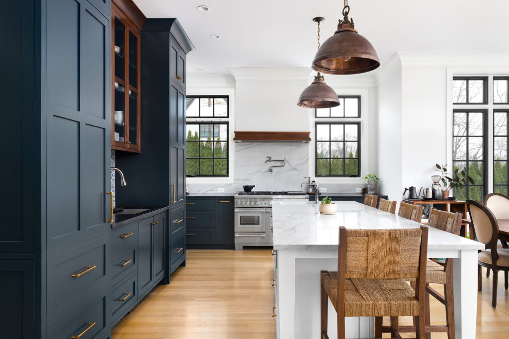 Modern luxury vinyl flooring in older home