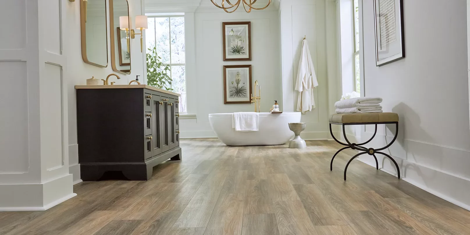Bathroom flooring